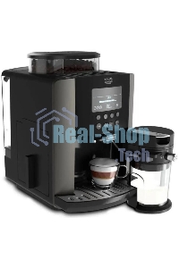 Кофемашина Krups Arabica Latte EA819E10 1450Вт черный/коричневый