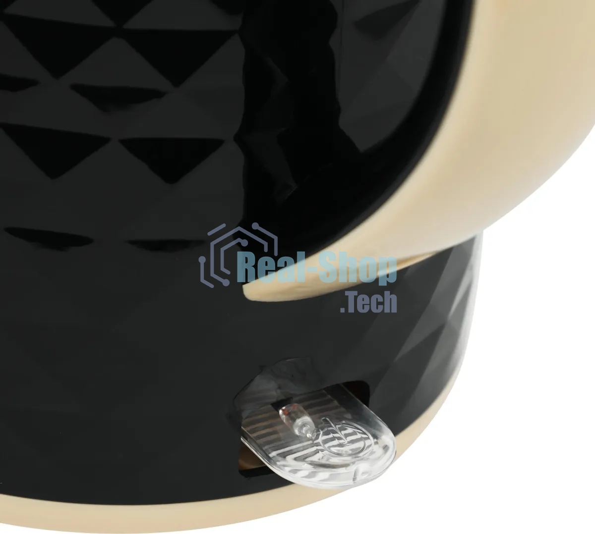 Чайник электрический Centek CT-0025 черный металл 1.8л, 1800W, двойные стенки, кнопка вкл. на ручке