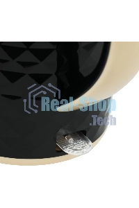 Чайник электрический Centek CT-0025 черный металл 1.8л, 1800W, двойные стенки, кнопка вкл. на ручке