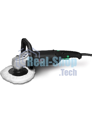 Полировальная машина DWT OPP13-180 TVM /1300 Вт/180 мм/до 3000 об.в мин/стабилизация оборотов/морозостойкий кабель/черный (OPP13-180 TVM)