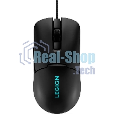 Мышь проводная Lenovo Legion M300s черный, 8000 dpi, USB, кнопки - 6