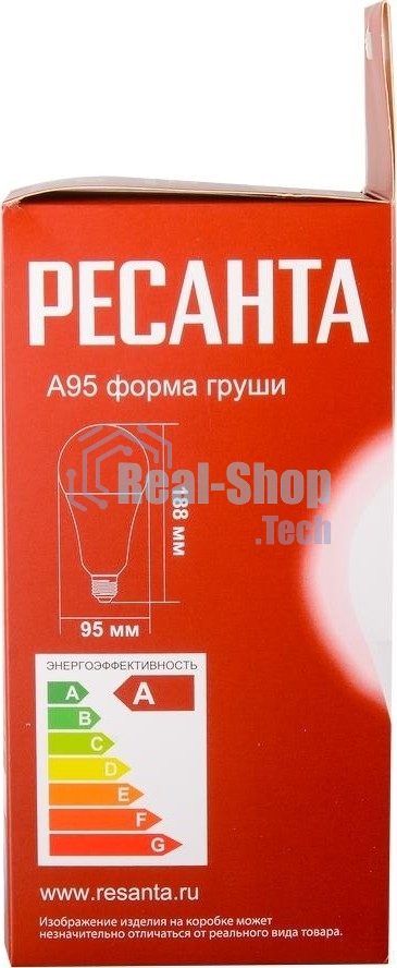 Лампа светодиодная Ресанта LL-R-A95-25W-230-4K-E27 груша