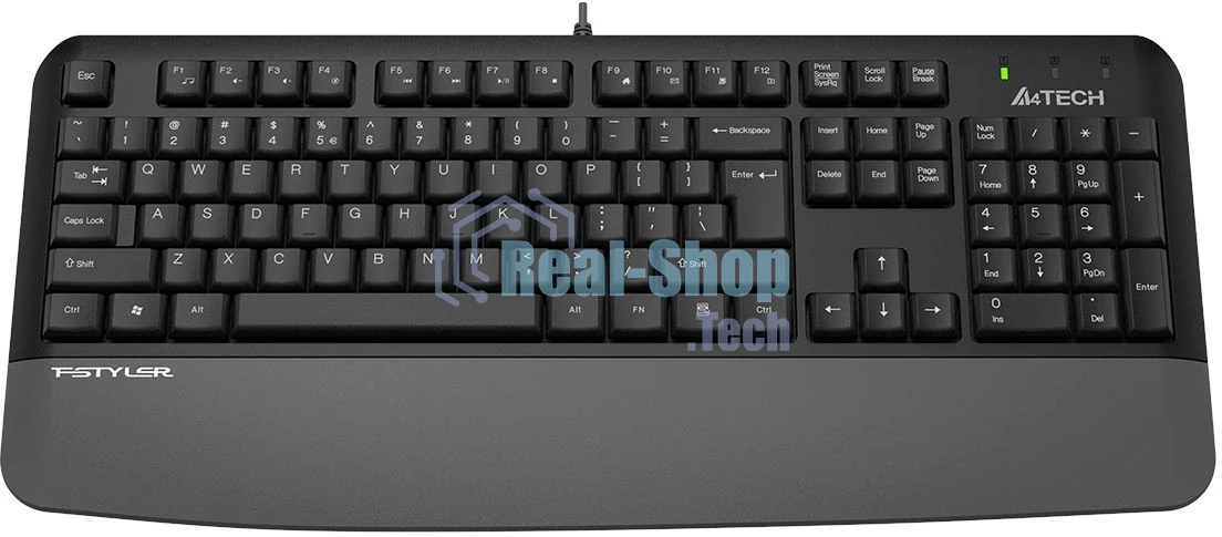 Клавиатура A4Tech Fstyler FK20 проводная, USB Type-A, серый