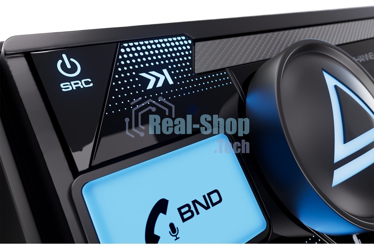 Автомагнитола AURA STORM-866DSP, 1 DIN, Bluetooth, USB Type-A, AUX, пульт ДУ