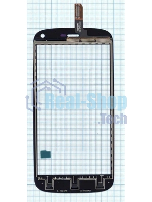 Сенсорное стекло (тачскрин) для Fly IQ4410 Quad Phoenix, черное