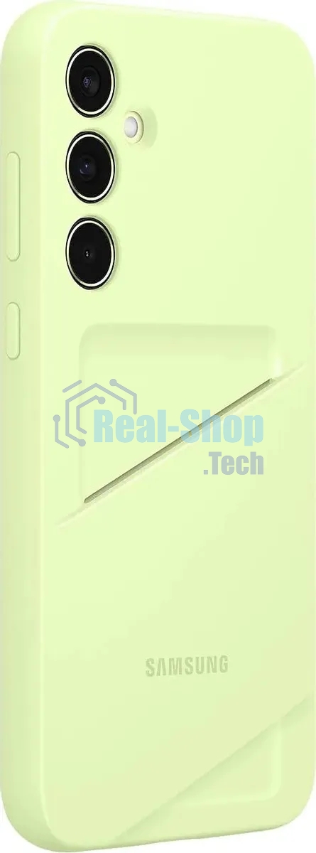 Чехол (клип-кейс) Samsung для Samsung Galaxy A35 Card Slot Case A35 лайм (EF-OA356TMEGRU)