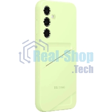 Чехол (клип-кейс) Samsung для Samsung Galaxy A35 Card Slot Case A35 лайм (EF-OA356TMEGRU)