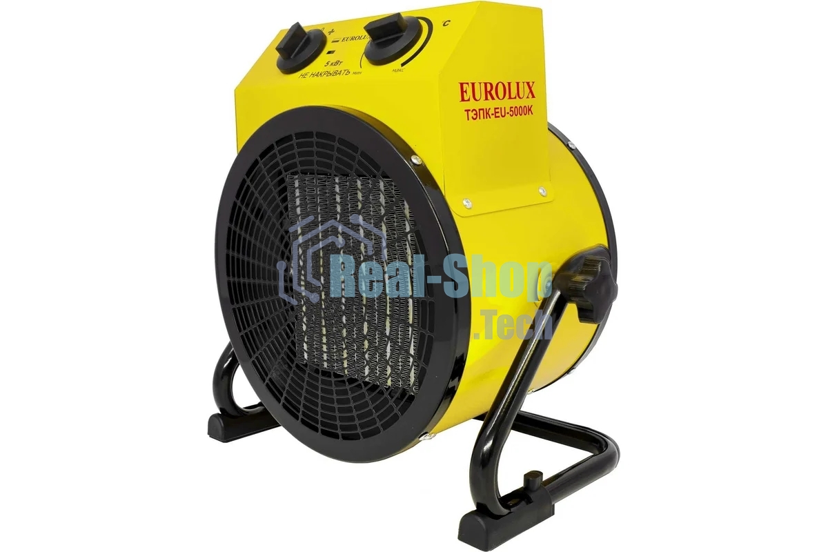 Пушка тепловая электрическая ТЭПК-EU-5000K круглая керамич. нагрев. элемент EUROLUX 67/1/38