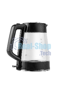 Чайник электрический Centek CT-1014 черный стекло 1.7л, 2200Вт, LED, Защита от перегрева, STRIX контроллер