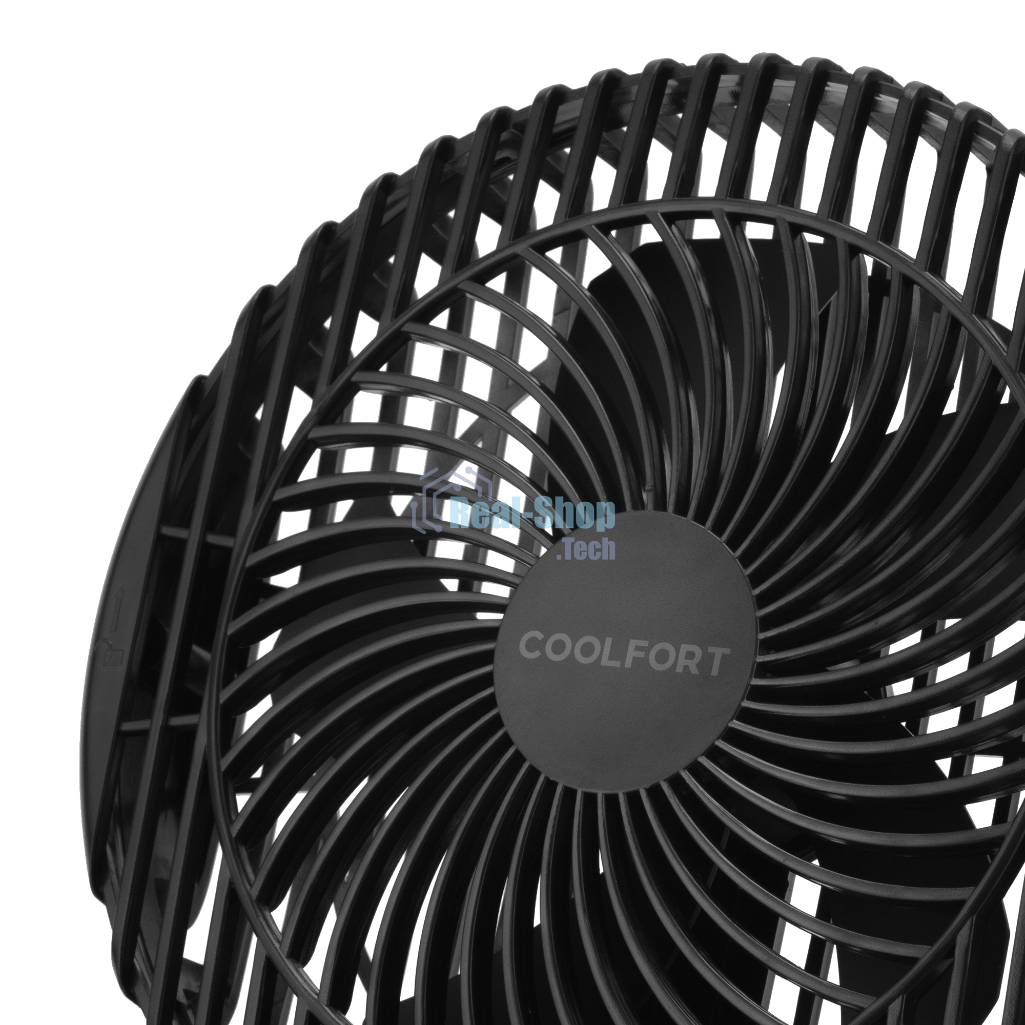 Вентилятор настольный Coolfort CF-2000 скоростей:3 черный