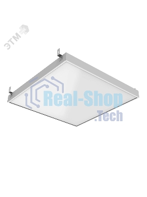 Светильник светодиодный встраиваемый Грильято 30Вт 4000К 588x588x50мм опал планки DALI EM