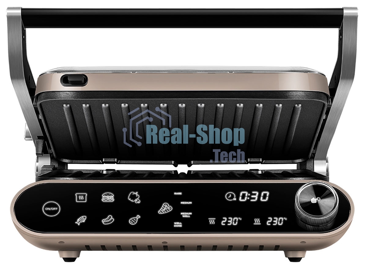 Гриль электрический Redmond SteakMaster GM-303 бежевый, 2200 Вт