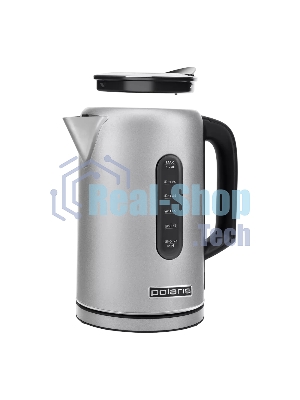 Чайник электрический Polaris PWK-1729СA стальной, 1.7 л, 2200 Вт