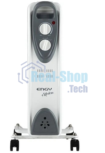 Обогреватель масляный Engy EN-2205 Modern (5 секций) белый, 1000 Вт, 10 м2, термостат