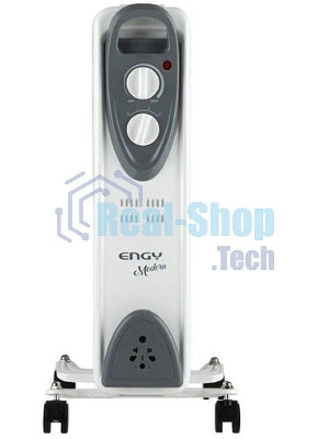 Обогреватель масляный Engy EN-2205 Modern (5 секций) белый, 1000 Вт, 10 м2, термостат