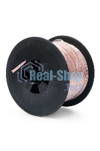 Акустический кабель Power Cube, 2x1,0, 100M, прозрачный, на катушке