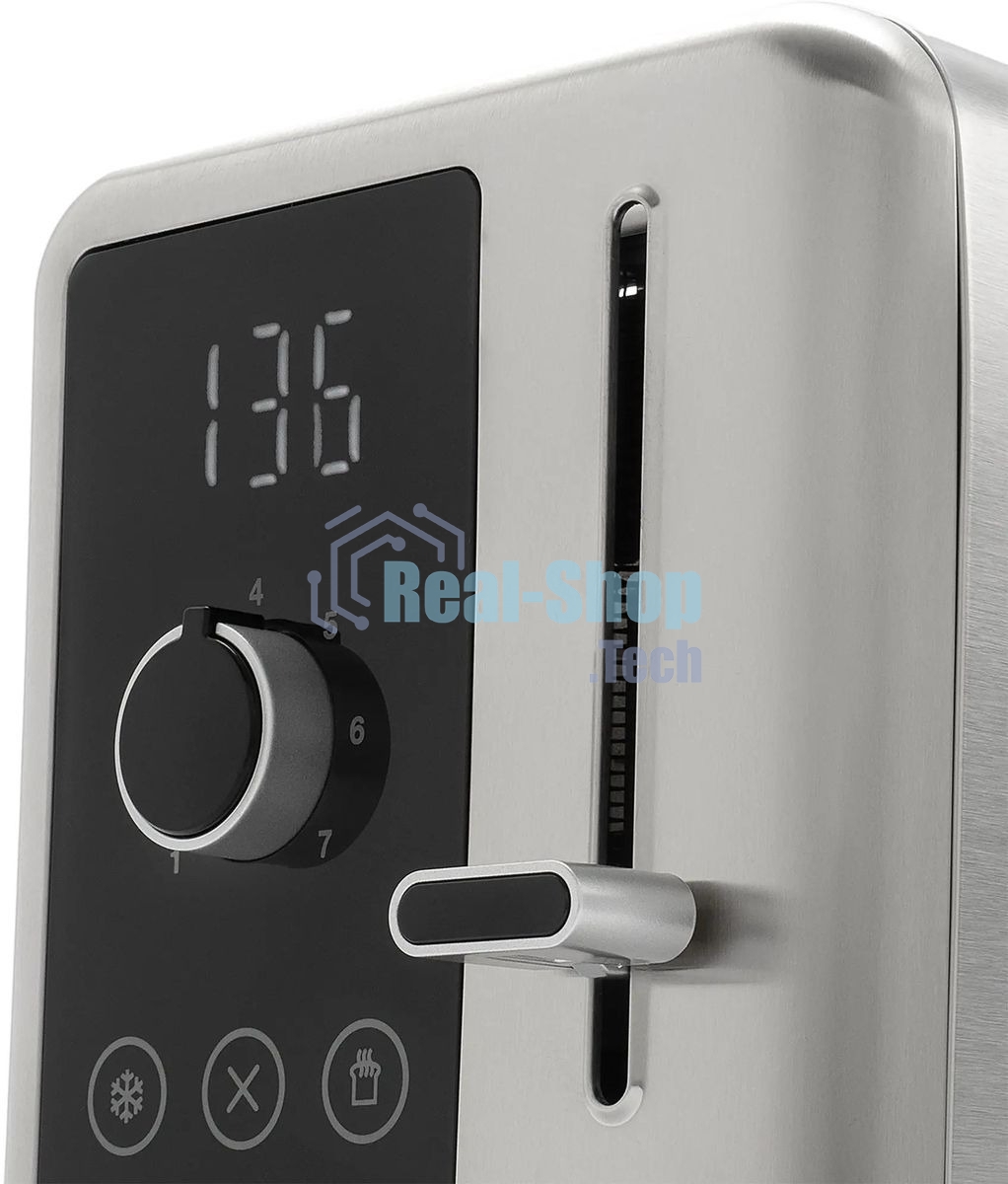 Тостер Hyundai HYT-3305 800Вт черный/серебристый