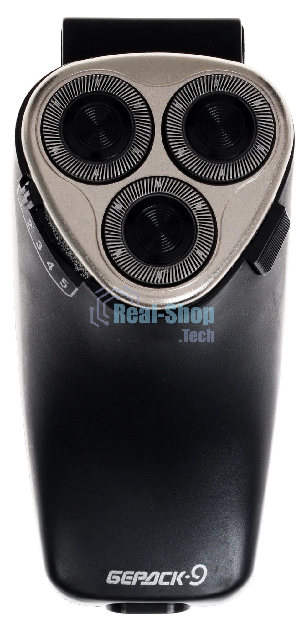 Электробритва Бердск 9 черный/стальной