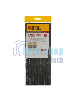 Сетка абразивная Denzel P 180, 115 х 280 мм, 5 шт.