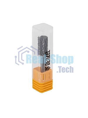 Борфреза по металлу Denzel твердосплавная, цилиндрическая, тип-А, 10 мм