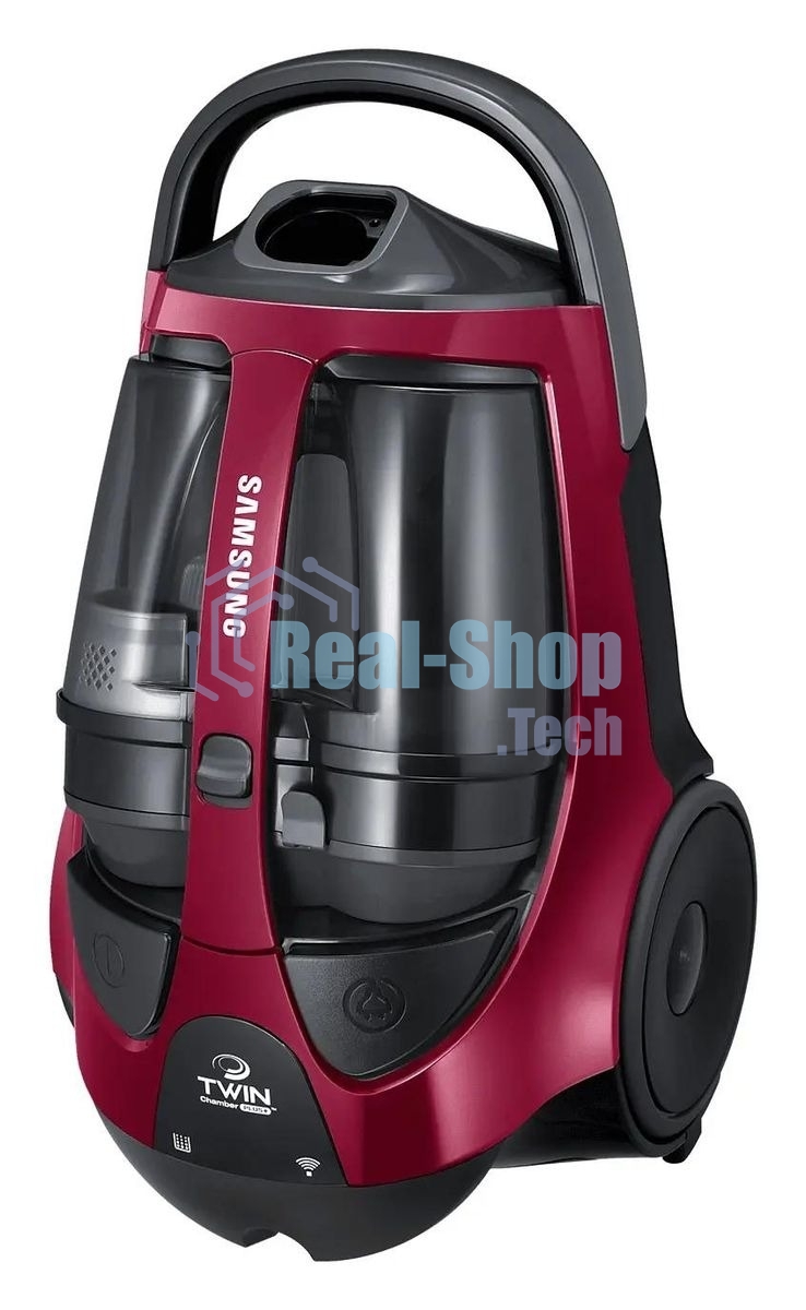 Пылесос Samsung VCC885FH3P красный/черный, 430/2200 Вт, уборка сухая, пылесборник контейнер 2 л