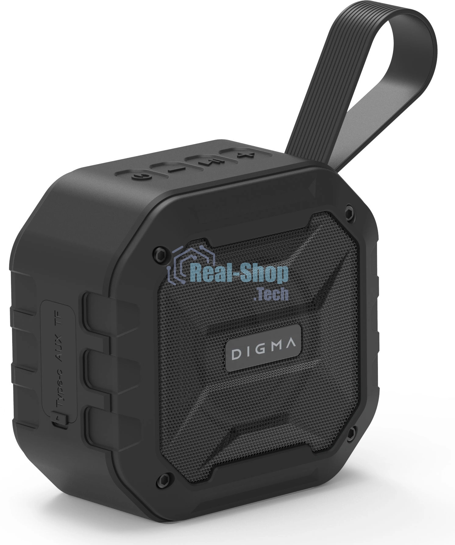 Колонка порт. Digma D-PS1501 черный 10W 1.0 BT 10м 1500mAh