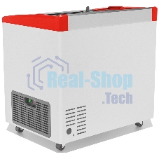 Морозильный ларь FROSTOR GELLAR FG 250 E, белый/красный, 240л, 2 корзины