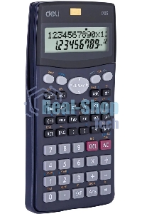 Калькулятор научный Deli E1705 черный 10+2-разр.
