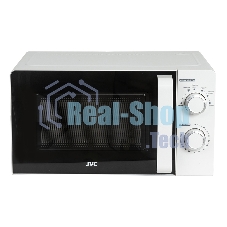 Микроволновая печь JVC JK-MW120M белый, 20 л, 700 Вт, переключатели - поворотный механизм