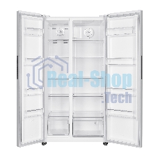 Холодильник Willmark SBS-859IW белый двухкамерный 344/177л морозилка сбоку, No Frost, Side by Side