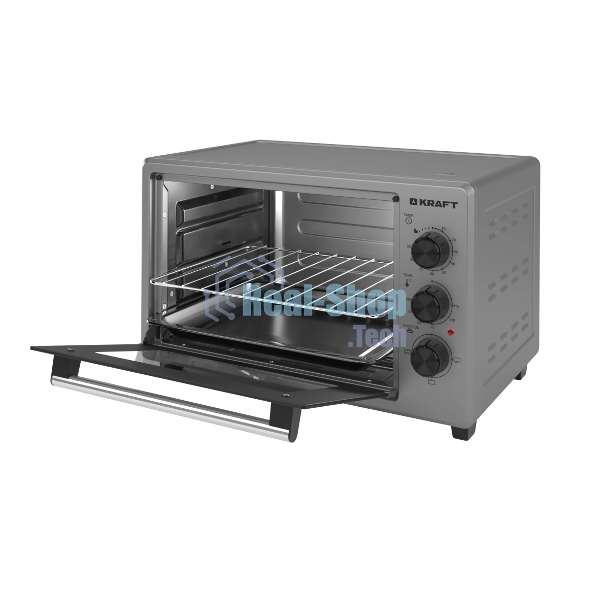 Мини-печь Kraft KF-MO 270 FGR серый