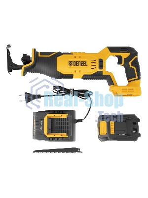 Пила сабельная Denzel RS-180 аккумуляторная Li-Ion, 20 В