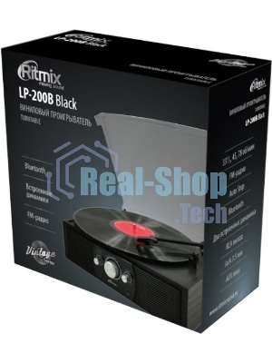 Виниловый проигрыватель RITMIX LP-200B черный