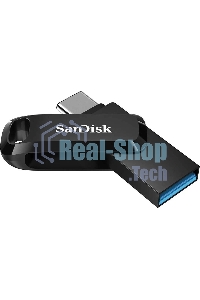 Флешка USB Sandisk DDC3 (SDDDC3-032G-G46), 32Gb, USB 3.0/USB Type-C, R/W 150/30, черный