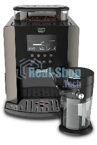 Кофемашина Krups Arabica Latte EA819E10 1450Вт черный/коричневый
