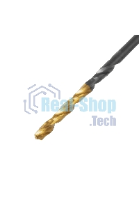 Сверло по металлу Denzel 2 мм, HSS-Tin, Golden Tip, 10 шт.