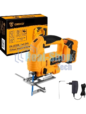 Лобзик электрический аккумуляторный DEKO DKJS20E, 20В, 1x4.0А·ч