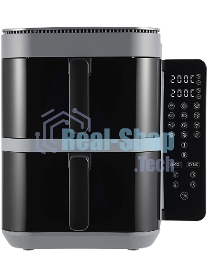 Аэрогриль TopDevice DUO TDA1005 черный, 2800 Вт, 11 л, сенсор, 12 программ