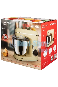 Миксер планетарный Starwind SPM6164 1300Вт бежевый