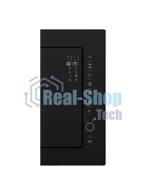 Встраиваемая микроволновая печь Beko BMGb25333BG черный, 25 л, 900 Вт, переключатели - поворотный механизм/сенсор