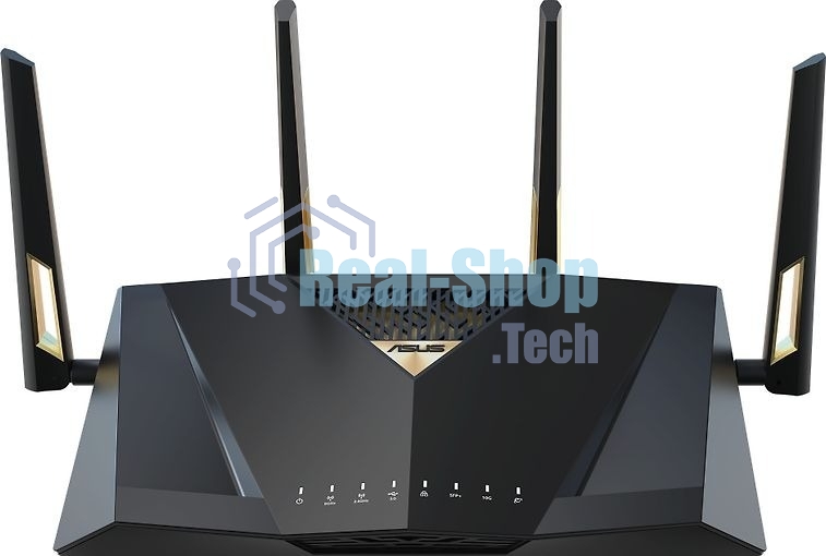 Маршрутизатор ASUS RT-BE88U, черный/желтый, 90IG08V0-MO3N0V