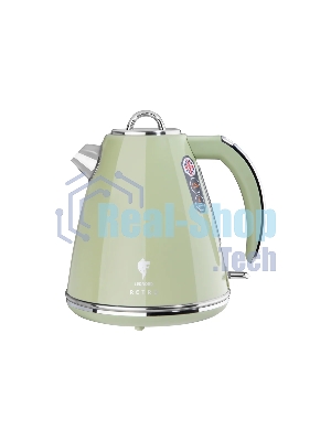 Чайник электрический LEONORD LE-1906/2 RETRO, 2200 Вт, 1.5 л, оливковый