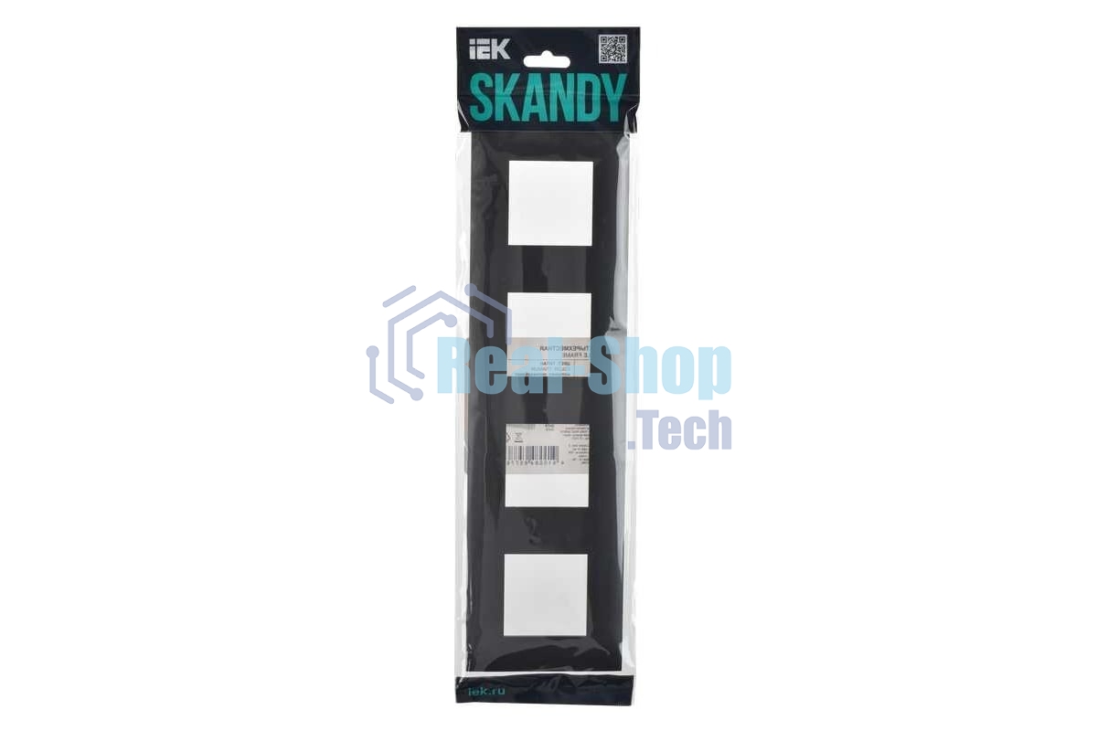 Рамка 4-м IEK SKANDY SK-F04G графит SK-M42-K53