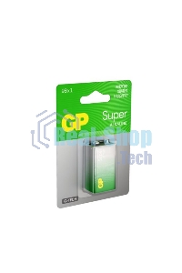 Алкалиновая батарейка GP Super Alkaline G-Tech 9V Крона - 1 шт. на блистере (1 шт.)