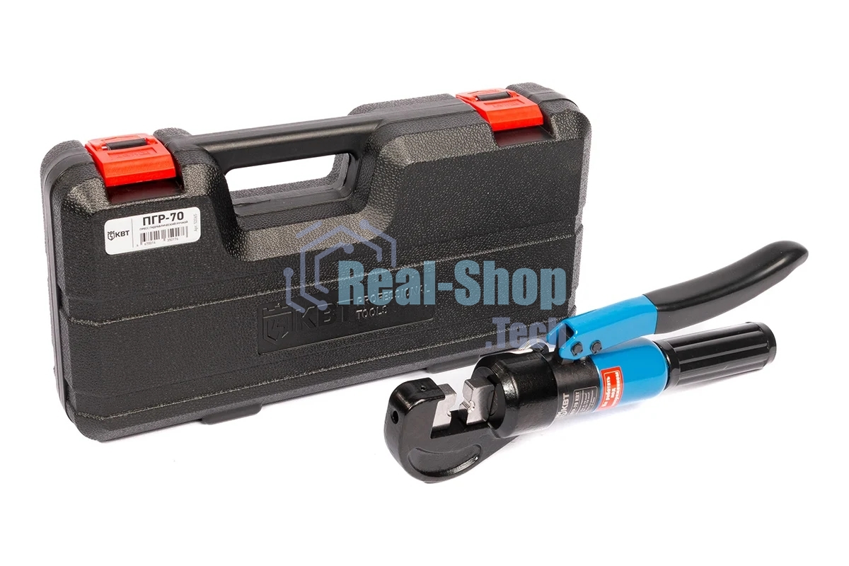 Пресс гидравлический ручной КВТ ПГР-70 4-70 мм², 5 т