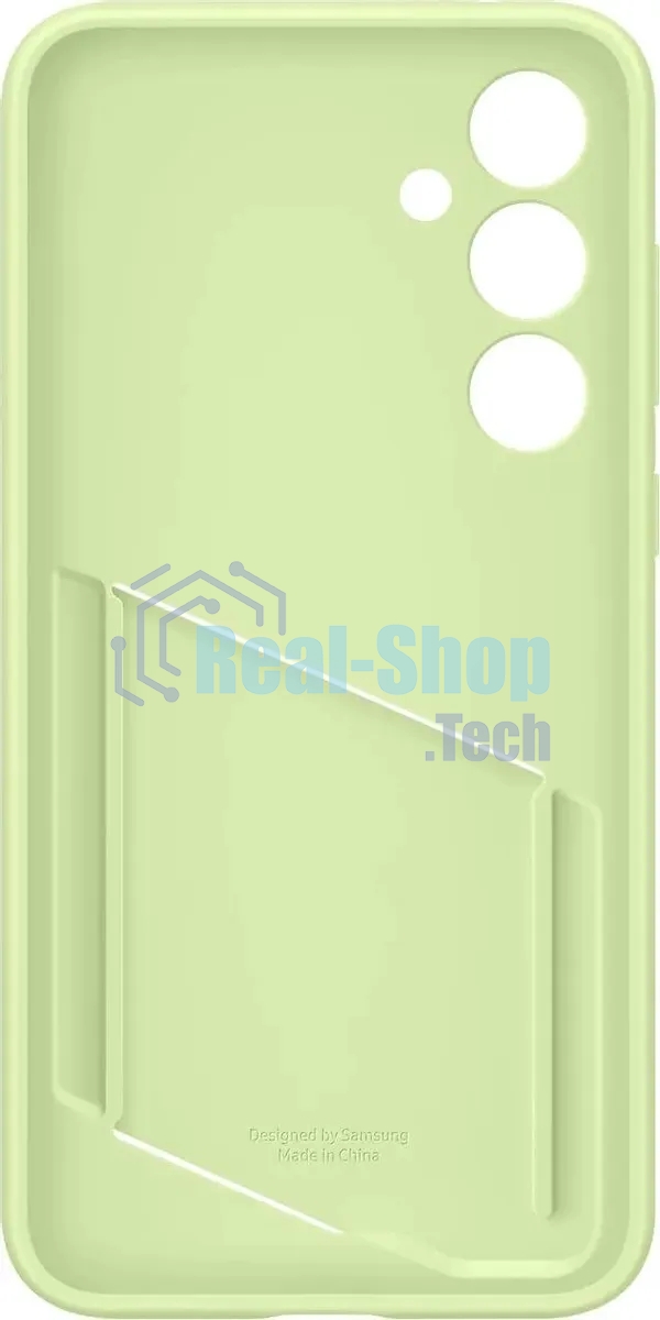 Чехол (клип-кейс) Samsung для Samsung Galaxy A35 Card Slot Case A35 лайм (EF-OA356TMEGRU)