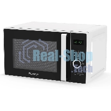 Микроволновая печь Pioneer MW356S белый, 23 л, 800 Вт, переключатели - сенсор/поворотный механизм