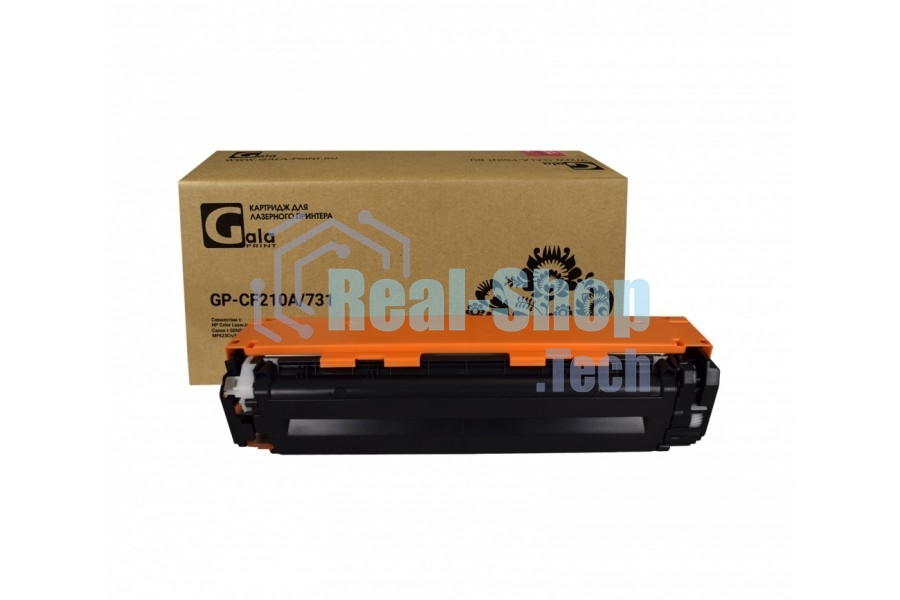 Картридж лазерный GalaPrint GP-CF210A (131A)/731 черный (1600 стр) для HP LaserJet Pro 200 Color M251/276 Canon i-SENSYS LBP7110CW/LBP7100CN/MF8280CW/MF8250CN/MF8230CN/MF8210CN