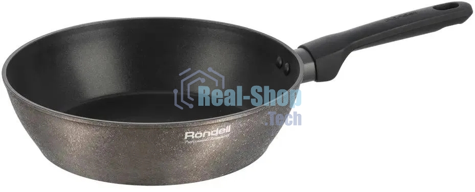 Сковорода Rondell Posh RDA-1477, 28 см, без крышки, серый