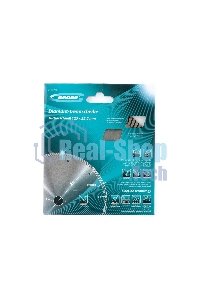 Диск алмазный Gross 73029 ф125x22,2 мм, турбо с лазерной перфорацией, сухое резание